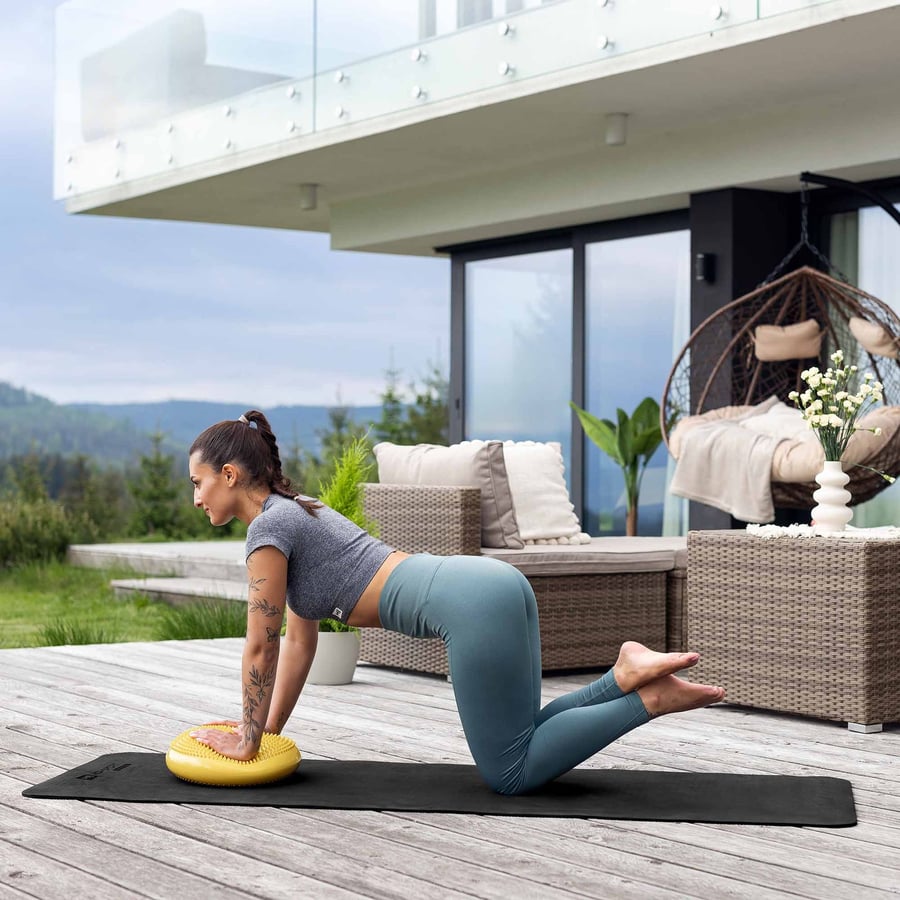 Poduszka sensoryczna żółta zdję