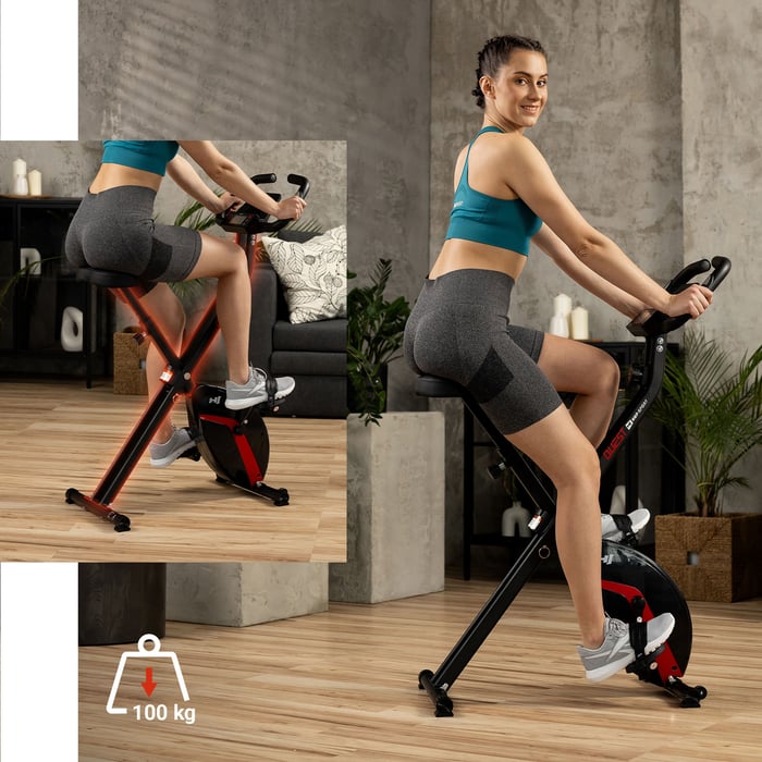 Vélo stationnaire HS-3020X Quest avec structure en X robuste