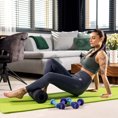 Effektive Massage mit Faszienrollen