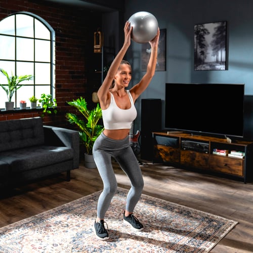 Piłka pilates 25cm HS-025PB cze