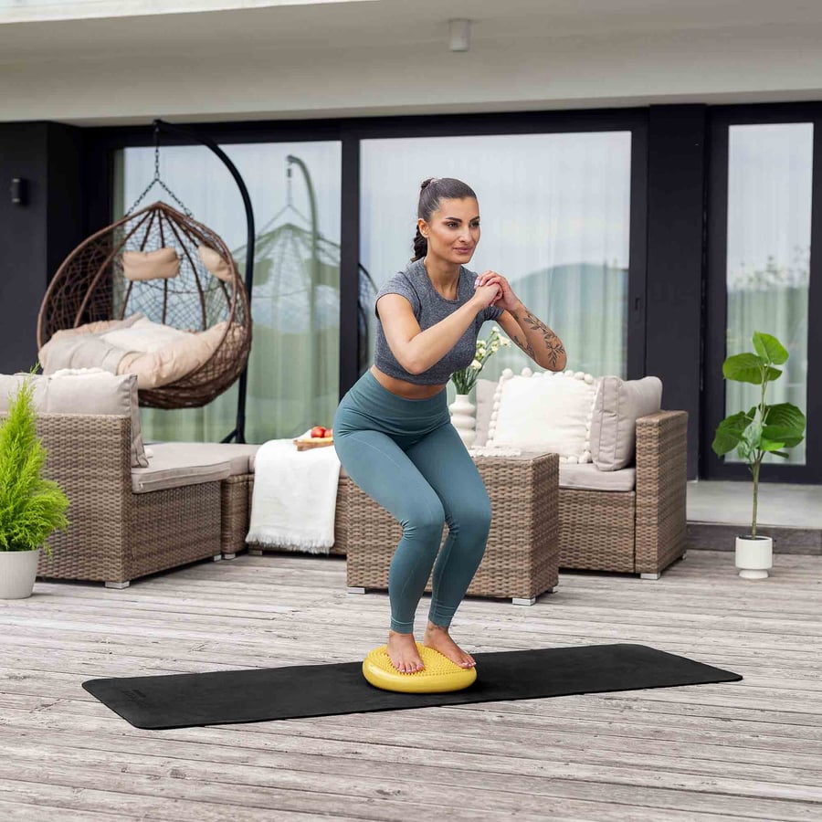 Poduszka sensoryczna żółta zdję