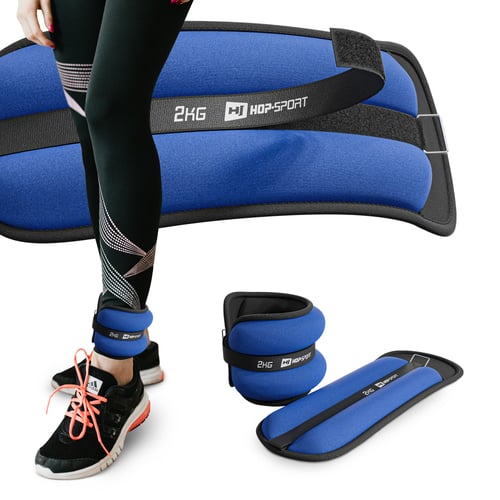 Gewichtsmanschetten 2x2kg blau