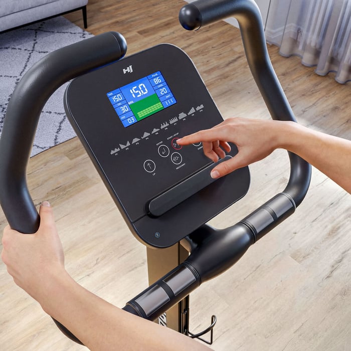 Heimtrainer Atrox mit Bluetooth-Funktion, kompatibel mit Kinomap und Zwift