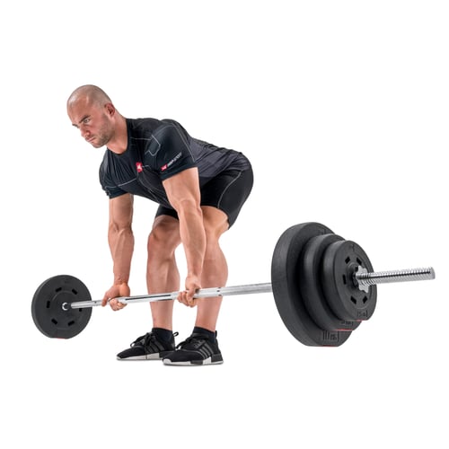 Hop-Sport Hantelset 125kg, Hant