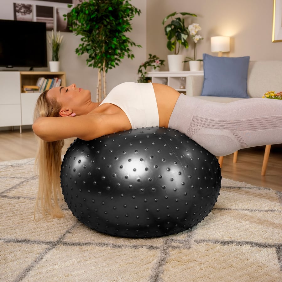 Piłka fitness z wypustkami 65cm