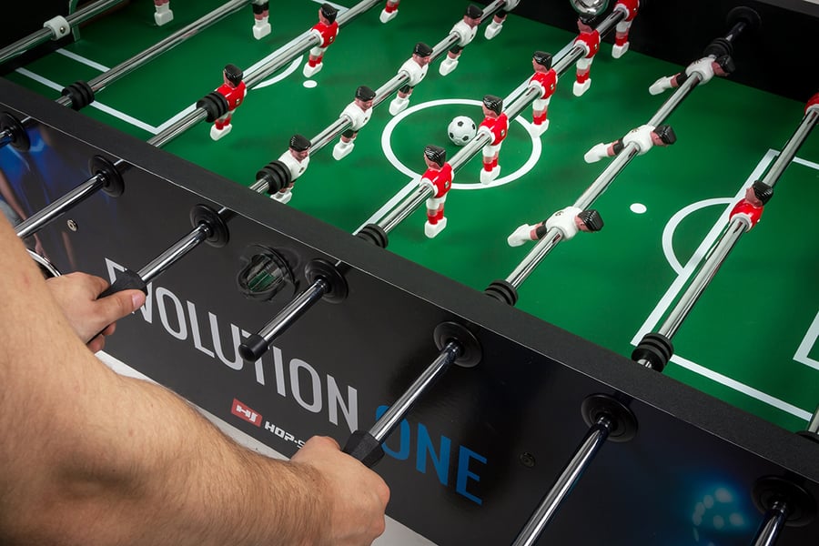 Kickertisch Evolution Silber