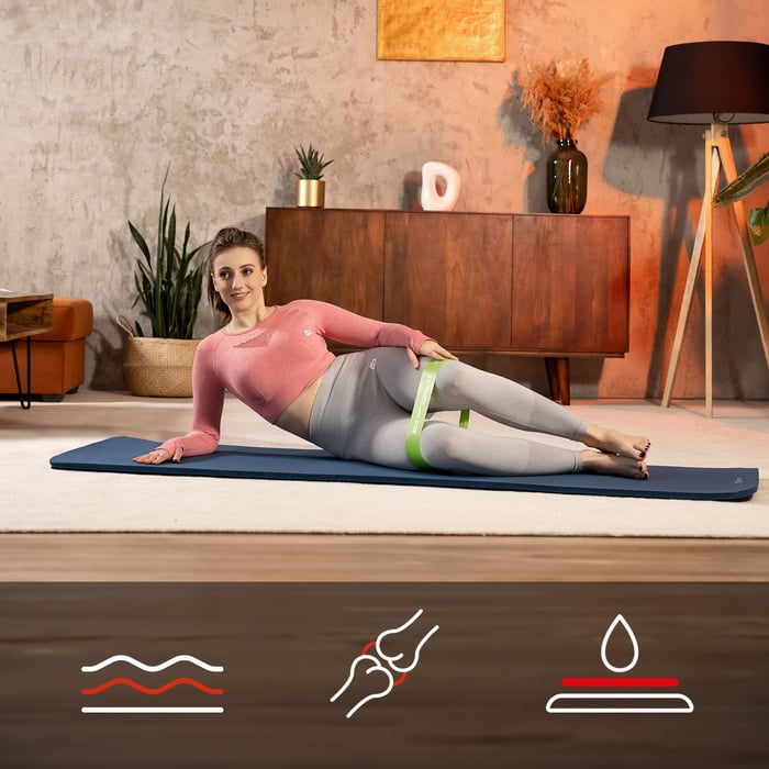 Tapis de gymnastique Hop-Sport grand format 190 x 80 cm