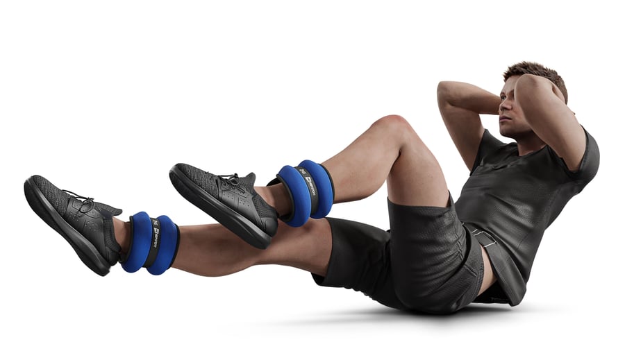 Gewichtsmanschetten 2x2kg blau