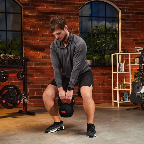 Kettlebell żeliwny 16kg HS-IB01