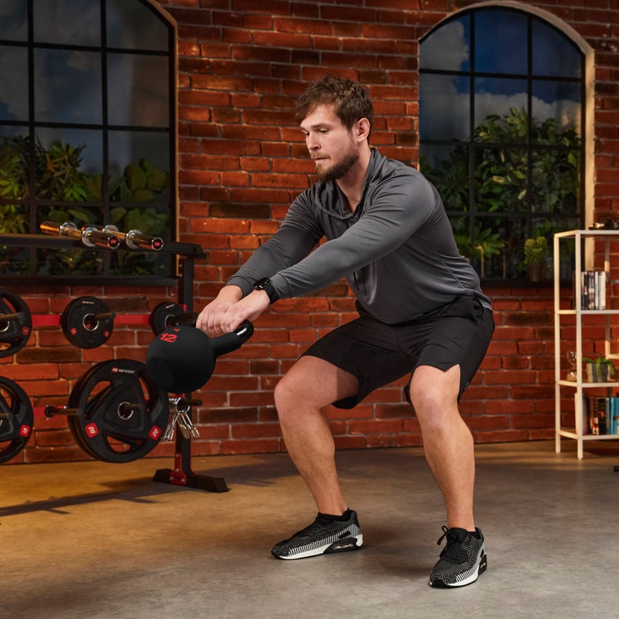 Kettlebell żeliwny 12kg HS-IB01 - 2