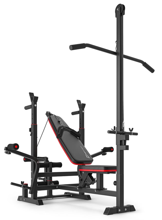 Hantelset 105kg + Hantelbank HS - 6