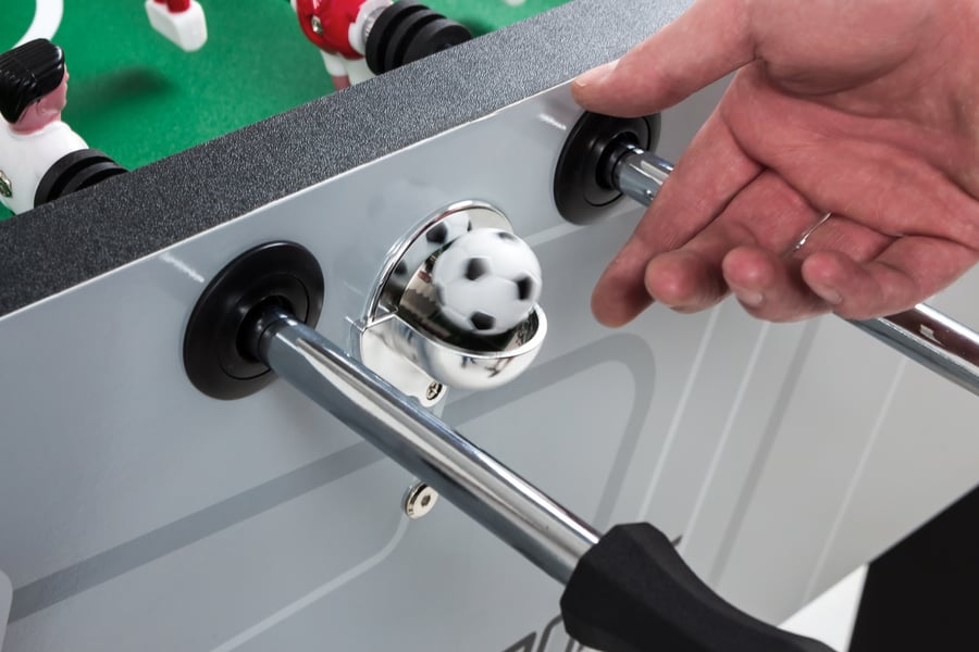 Kickertisch Evolution Silber