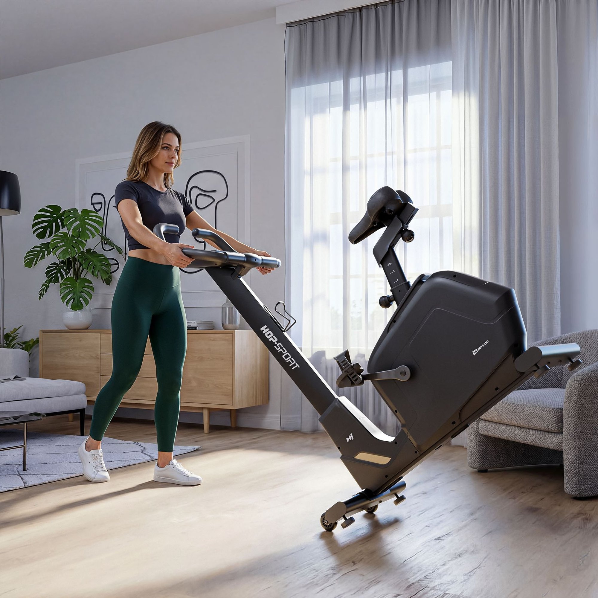 Heimtrainer Altrox ist kompakt, mobil und ideal für den Heimgebrauch