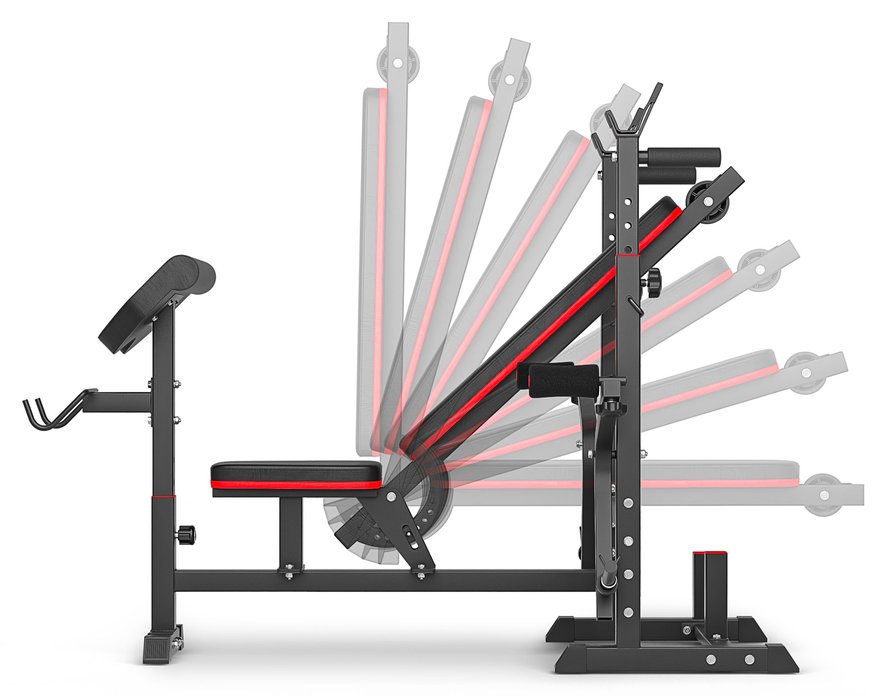 Zestaw STRONG 76kg + ławka HS-1