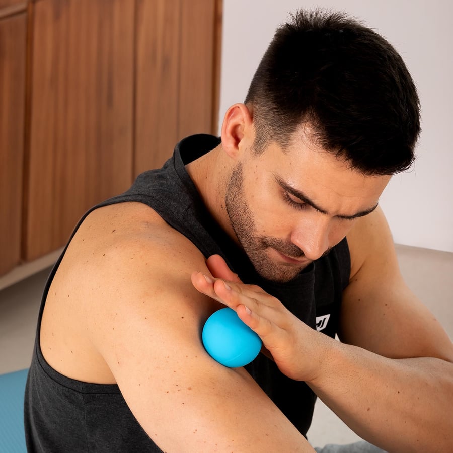 Massageball aus Silikon 63mm ei