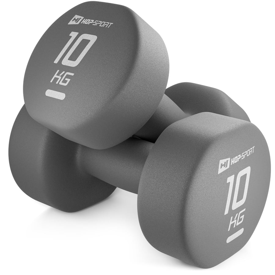 Zestaw hantelek winylowych okrą