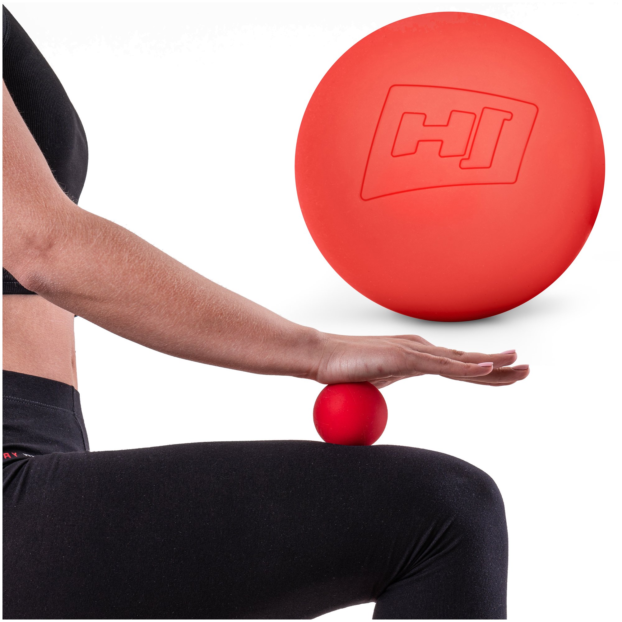 Faszienball von Hop-Sport fördert die Durchblutung und hilft beim Straffen der Haut bei Cellulite