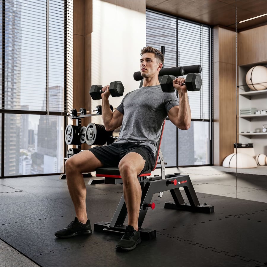 Ławka treningowa HS-2085HB - Zd - 5