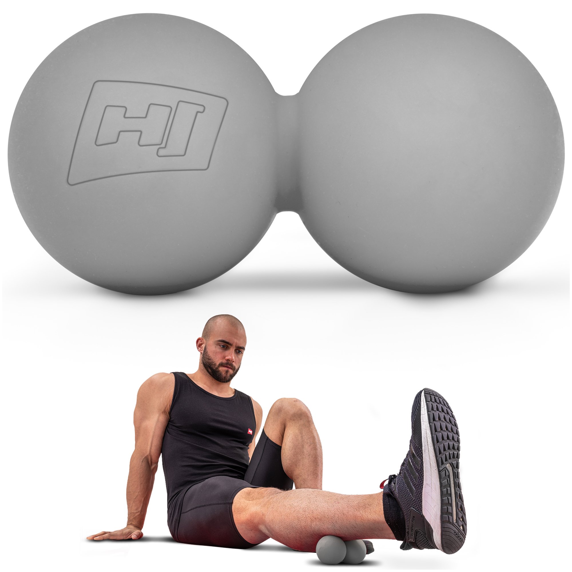 Effektive Selbstmassage mit Ball von Hop-Sport – reduziert Verspannungen und fördert die Durchblutung